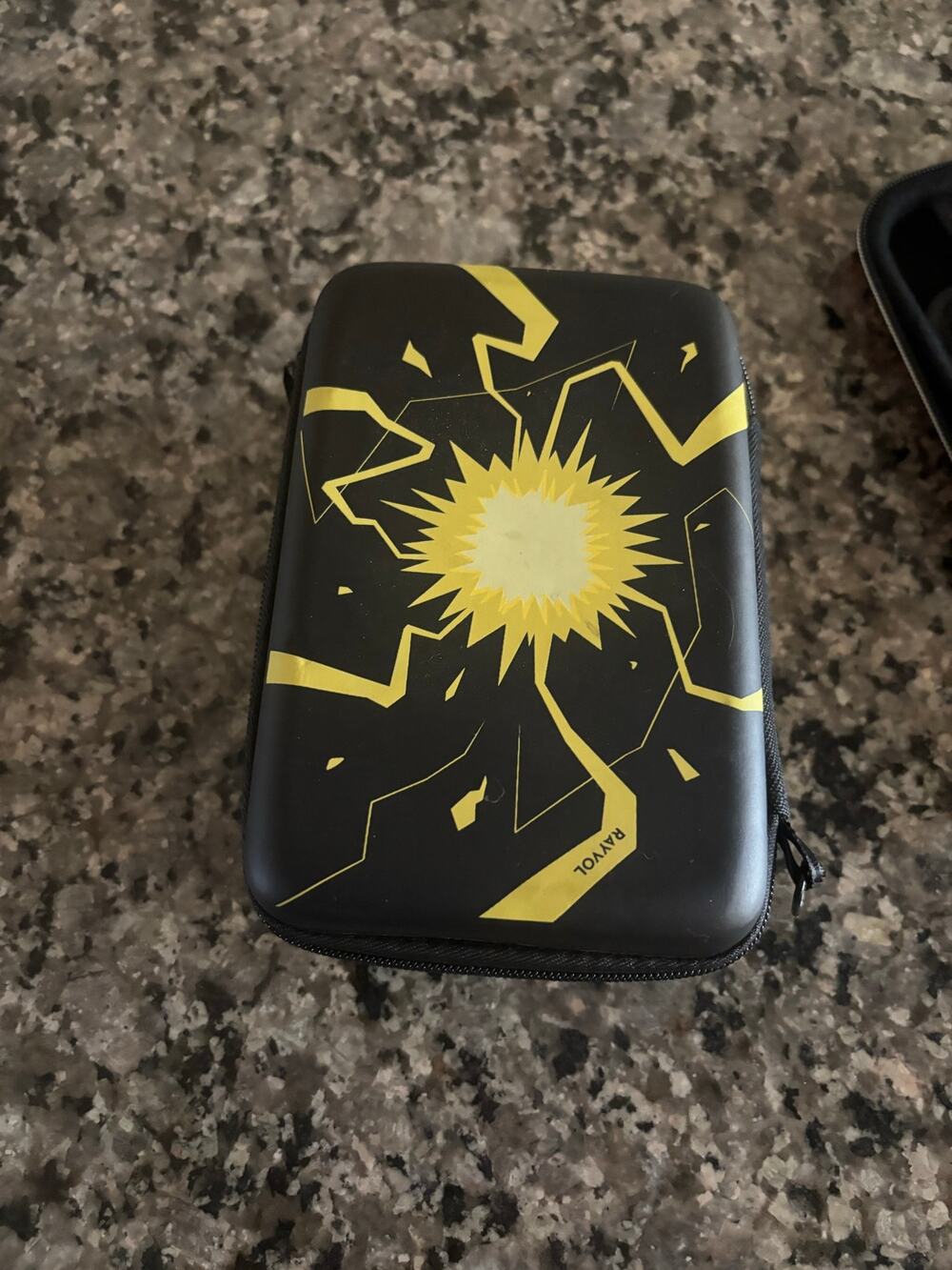 Rayvol Carrying Case for Pokemon Trading Cards Black & Yellow